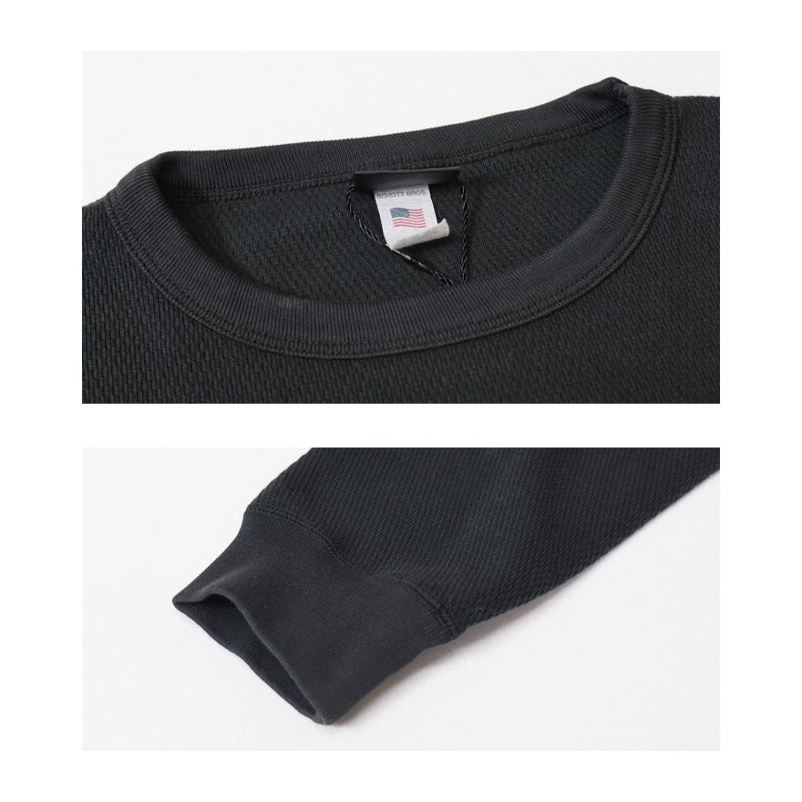 Schott N.Y.C（ショット） Schott ハニカムワッフル クルーネック 長袖