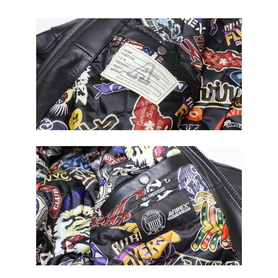 AVIREX アヴィレックス 50周年モデル VARSITY JACKET バーシティ AVIREX アヴィレックス 50周年モデル VARSITY JACKET バーシティ