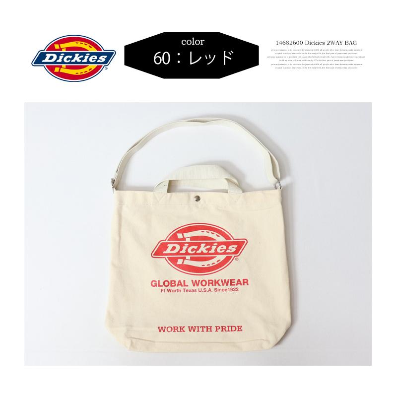 Dickies ディッキーズ ロゴプリント 2WAYバッグ ショルダーバッグ トートバッグ メンズ レディース ユニセックス 16826400｜rexone｜05