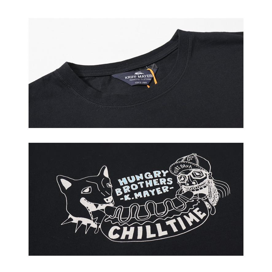 KRIFF MAYER クリフメイヤー チルタイムロンT 犬 長袖Tシャツ メンズ 2337810｜rexone｜15