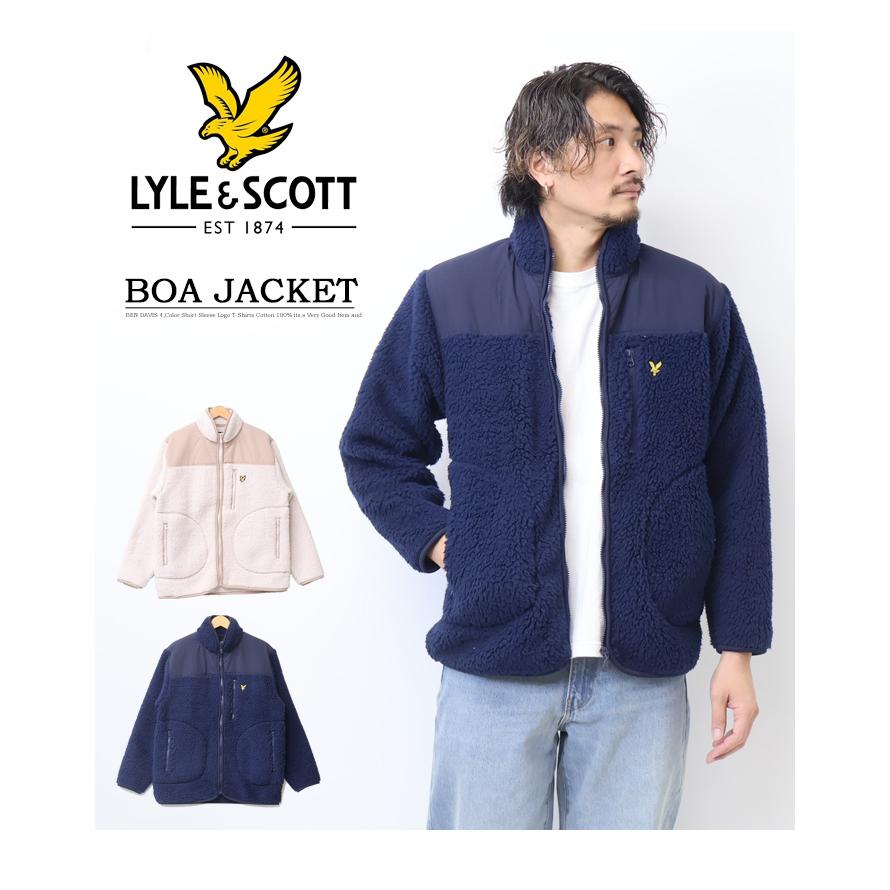 LYLE&SCOTT ライルアンドスコット ボアフリース ジップジャケット ボアジャケット ブルゾン メンズ 送料無料 2352-8513｜rexone｜02