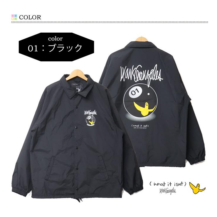 What it isNt ART BY MARK GONZALES マークゴンザレス 8ボール コーチジャケット ライトアウター ユニセックス 送料無料 2H5-63807｜rexone｜04