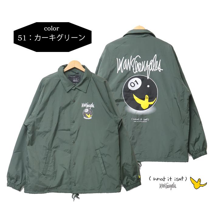 What it isNt ART BY MARK GONZALES マークゴンザレス 8ボール コーチジャケット ライトアウター ユニセックス 送料無料 2H5-63807｜rexone｜07