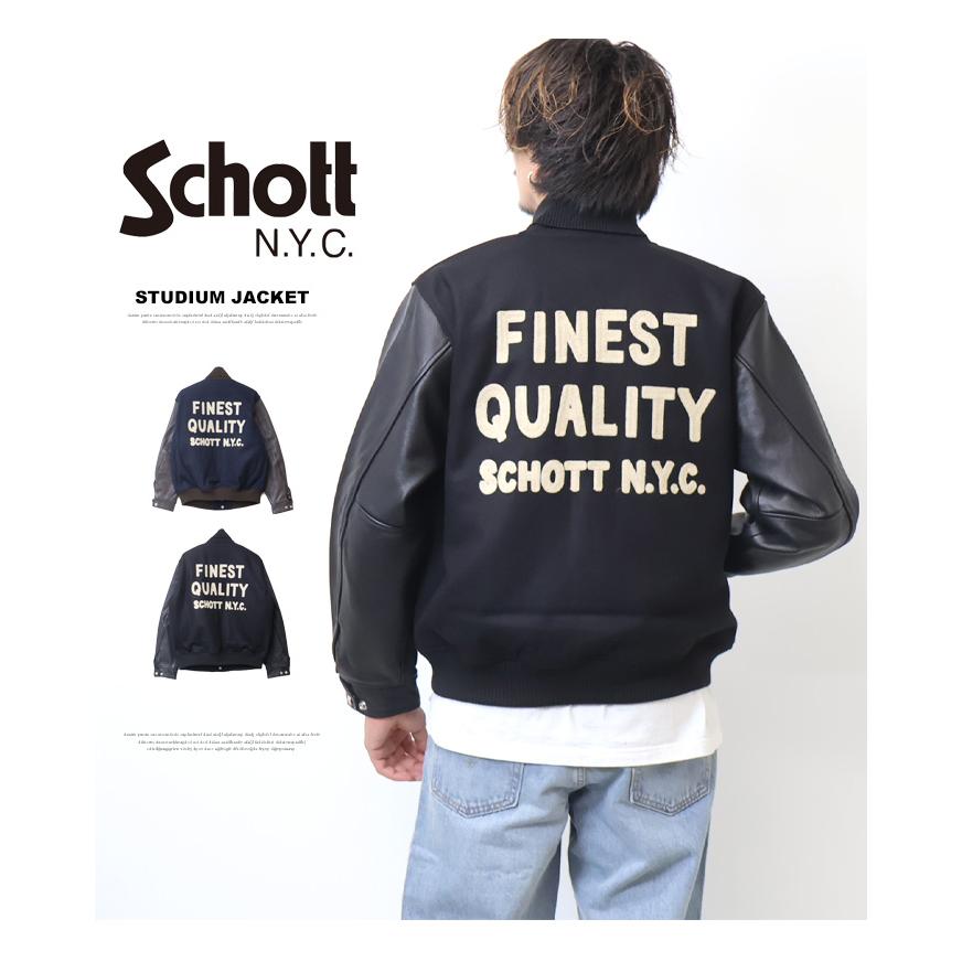 Schott N.Y.C ショット SKOOKUM コラボスタジャン アウター Schott N.Y.C ショット SKOOKUM コラボスタジャン アウター