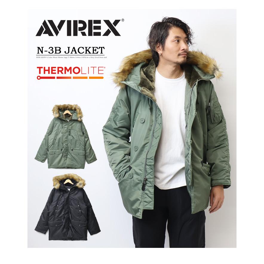 AVIREX アヴィレックス N-3B ジャケット コマーシャル メンズ アウター フライトジャケット アビレックス 送料無料 783-3952019