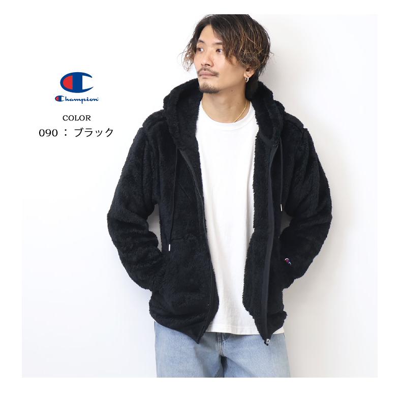 Champion（チャンピオン） ボアフリース ジップパーカー メンズ