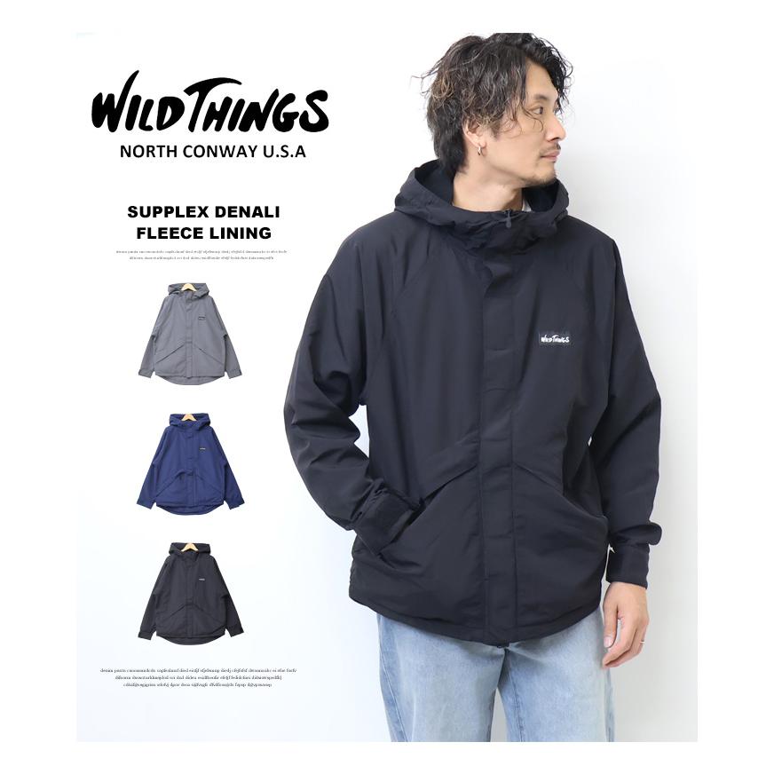 WILD THINGS ワイルドシングス サプレックスデナリフリースライニング マウンテンパーカー マンパ ライトアウター メンズ 送料無料  WT23130AD