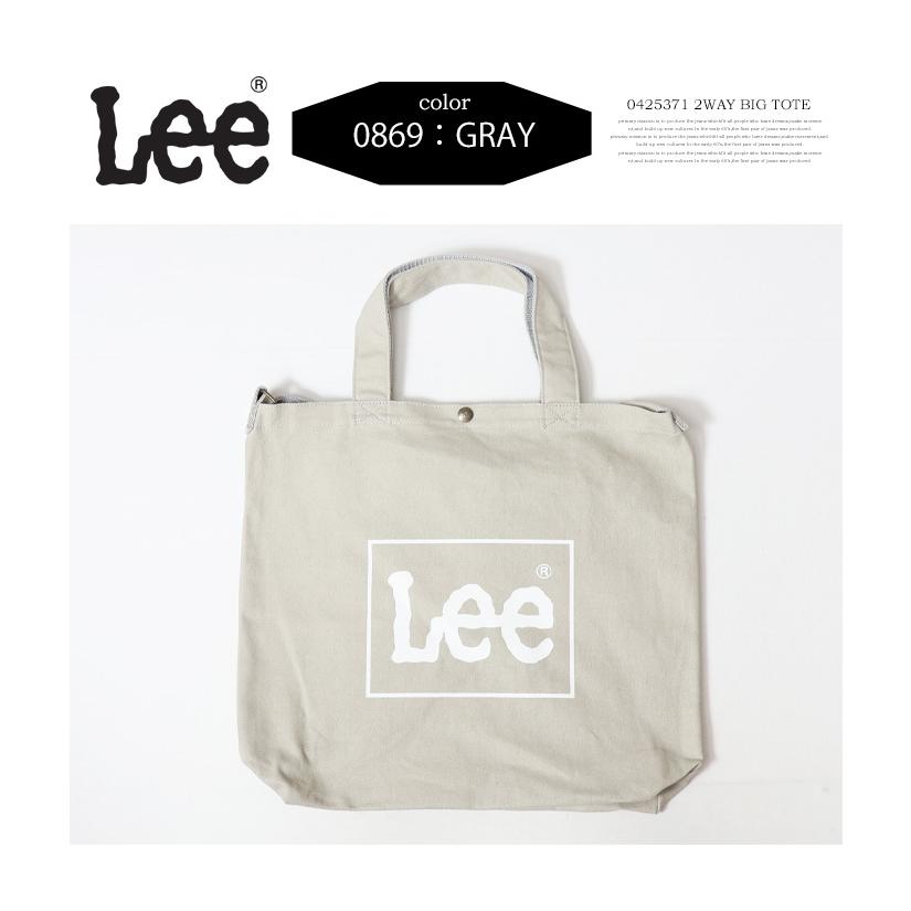 Lee リー ロゴプリント BIG 2WAYトートバッグ ショルダーバッグ Lee リー ロゴプリント BIG 2WAYトートバッグ ショルダーバッグ