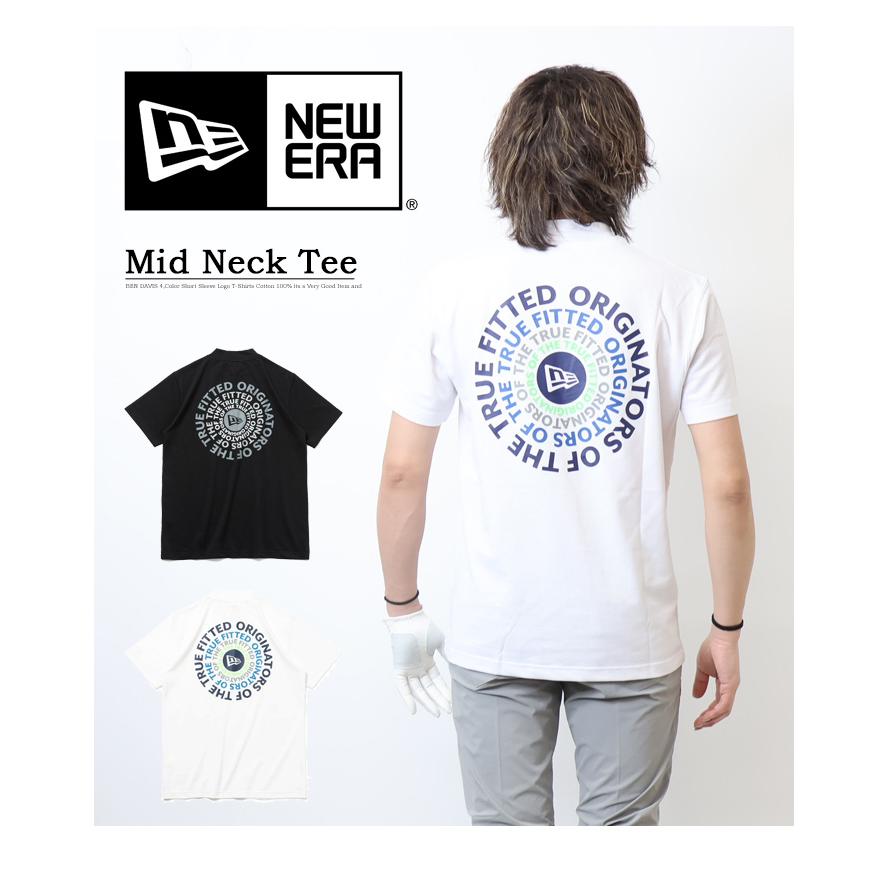 NEW ERA GOLF ニューエラ ゴルフ 半袖Tシャツ モックネック NEW ERA GOLF ニューエラ ゴルフ 半袖Tシャツ モックネック