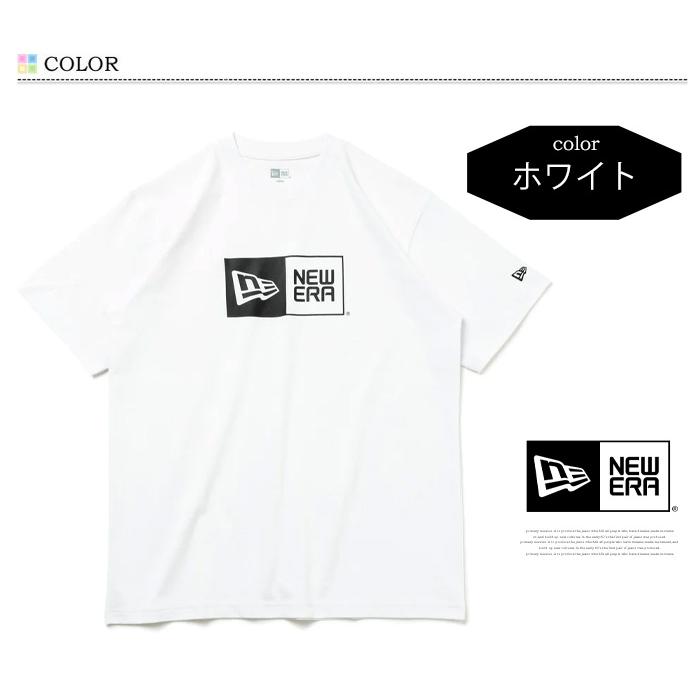 NEW ERA ニューエラ 半袖Tシャツ ボックスロゴ コットンTシャツ NEW ERA ニューエラ 半袖Tシャツ ボックスロゴ コットンTシャツ