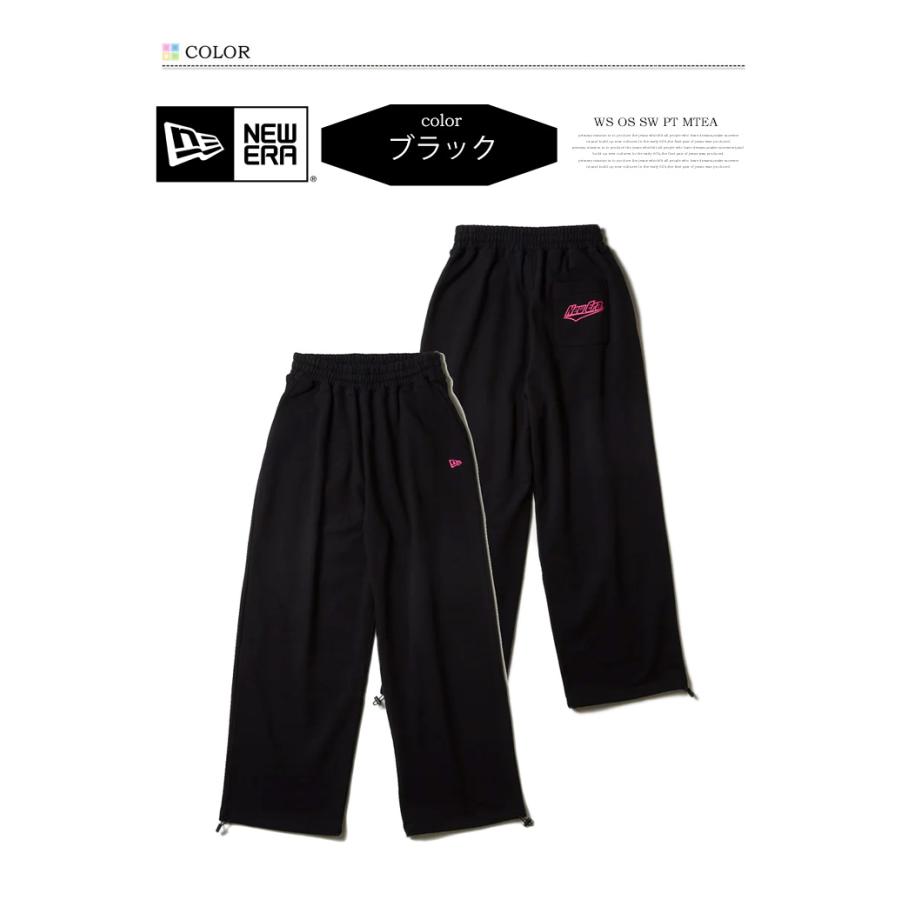 NEW ERA ニューエラ レディース Women's オーバーサイズド スウェットパンツ ワイドパンツ 裏毛 送料無料 14324613 14324614_2