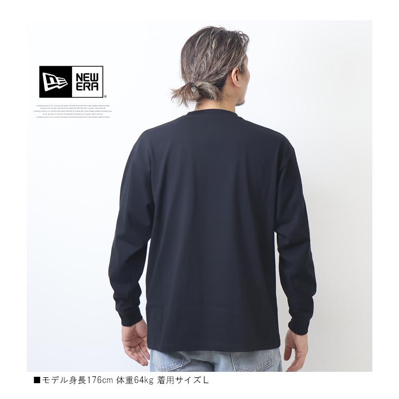 NEW ERA ニューエラ 長袖 オーバーサイズド コットン Tシャツ NEW ERA ニューエラ 長袖 オーバーサイズド コットン Tシャツ