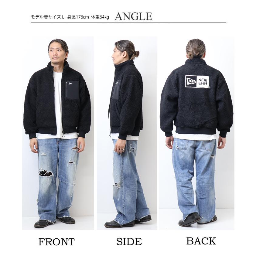 NEW ERA（ニューエラ） ボアブルゾン ボアジャケット ボックスロゴ
