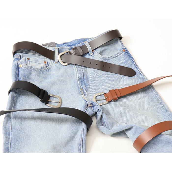 【まき】リーバイス LVC サスペンダー ベルト レザー Levi's（リーバイス） ロングサイズ プレーン レザーベルト 本革