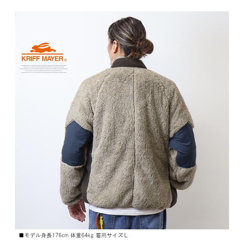 KRIFF MAYER（クリフメイヤー） シャギーボアジャケット メンズ