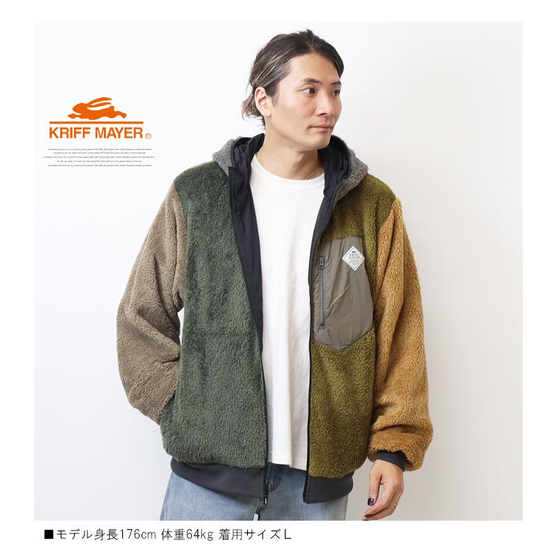 クラブハウス　エレクトリックゴルフ　ボアフリース　リバーシブル KRIFF MAYER（クリフメイヤー） ひっくりジャケット アウター パーカー