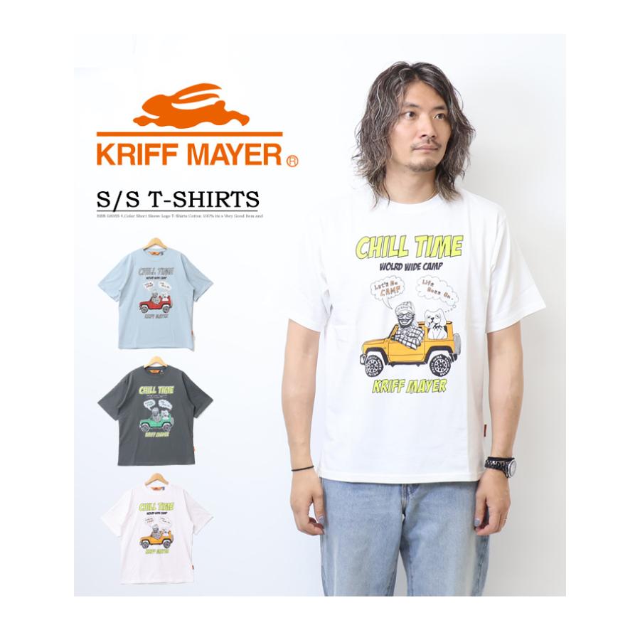 KRIFF MAYER クリフメイヤー チルタイム 半袖Tシャツ 車 KRIFF MAYER クリフメイヤー チルタイム 半袖Tシャツ 車
