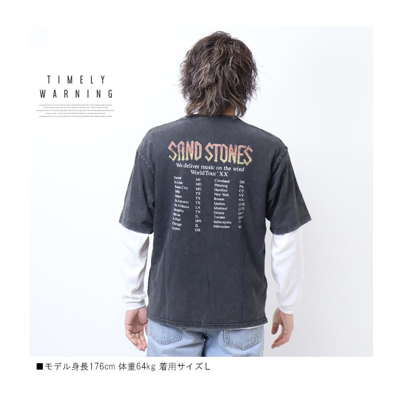 TIMELY WARNING（タイムリーワーニング） バンドTシャツ サーマルT