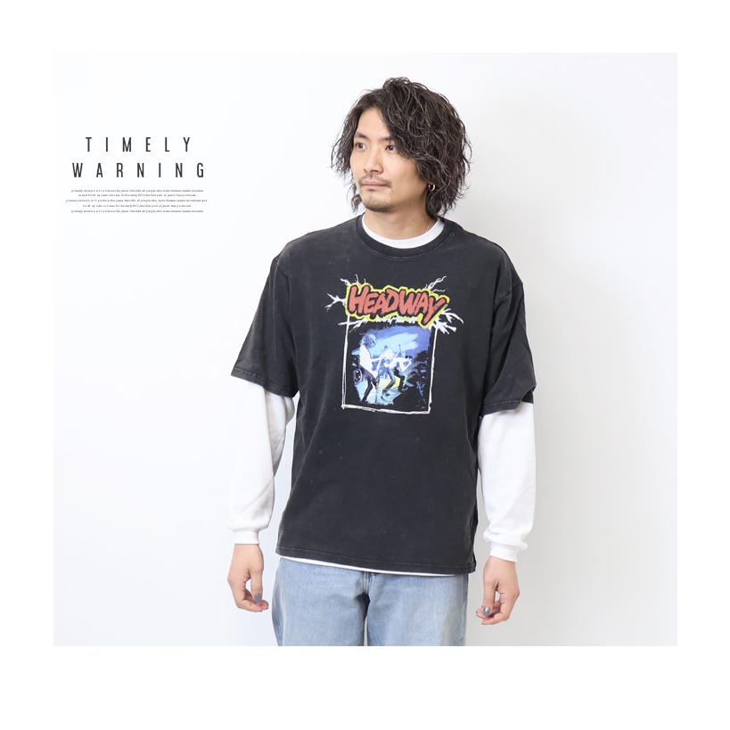 TIMELY WARNING（タイムリーワーニング） バンドTシャツ サーマルT