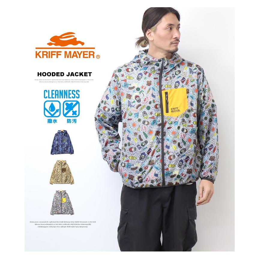 KRIFF MAYER（クリフメイヤー） クリーネス 総柄 マウンテンパーカー