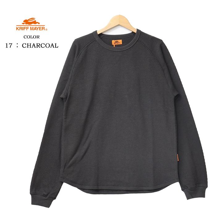 KRIFF MAYER（クリフメイヤー） ハニカムサーマル素材 長袖Tシャツ 長T