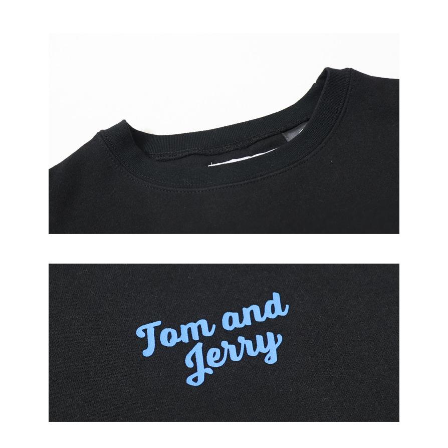 SEQUENZ トムとジェリー レトロ バックプリント クルーネックスウェット 裏起毛 トレーナー メンズ ビッグシルエット トムジェリ 送料無料 24770906 |  | 11