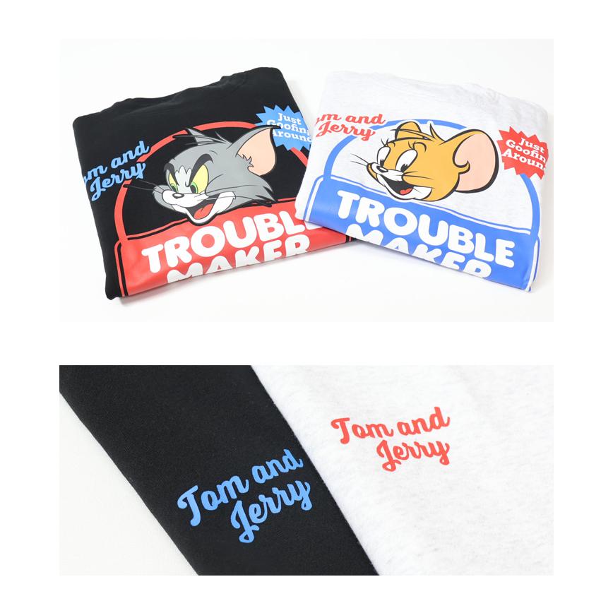 SEQUENZ トムとジェリー レトロ バックプリント クルーネックスウェット 裏起毛 トレーナー メンズ ビッグシルエット トムジェリ 送料無料 24770906 |  | 09