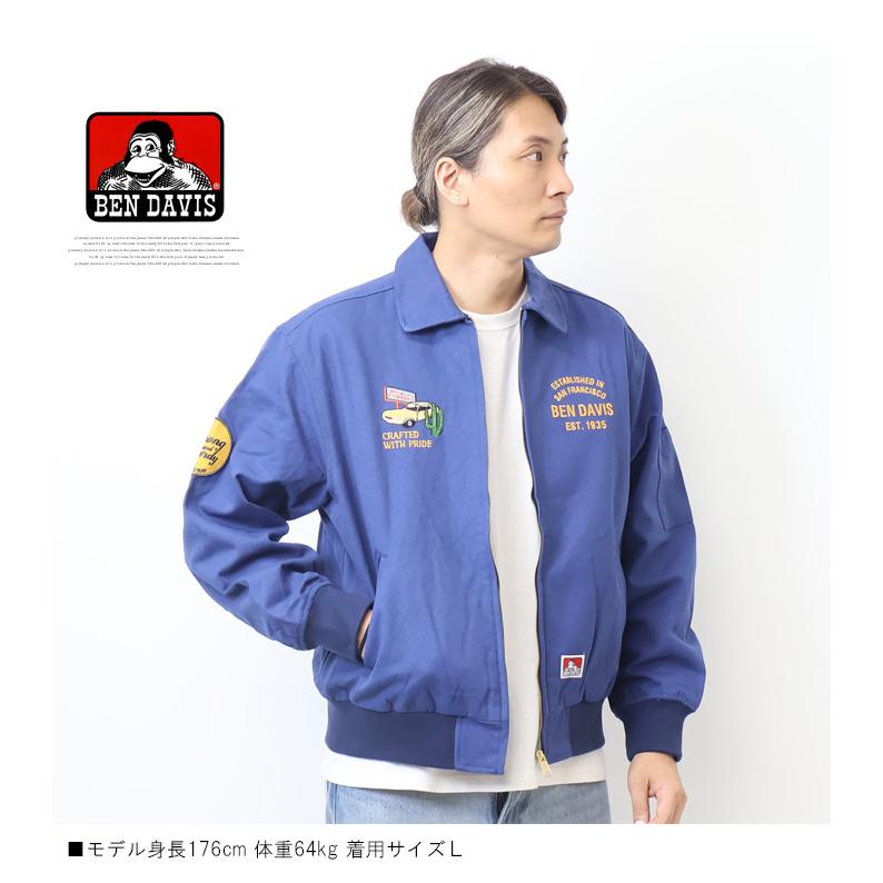 BEN DAVIS ベンデイビス コットンダック スーベニアジャケット BEN DAVIS ベンデイビス コットンダック スーベニアジャケット