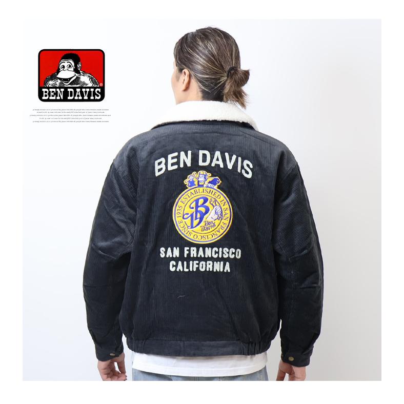 BEN DAVIS コーデュロイジャケット M ネイビー BEN DAVIS ブルゾン アウター DAVIS/ベンデイビス REMOVAL BOA