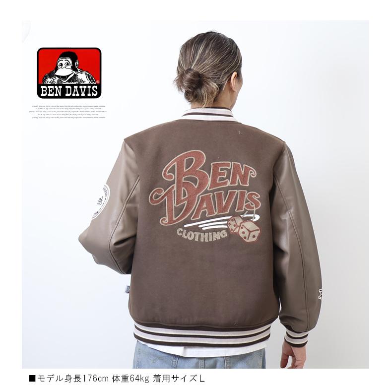 BEN DAVIS ベンデイビス フェイクレザー 刺繍 ワッペン BEN DAVIS ベンデイビス フェイクレザー 刺繍 ワッペン