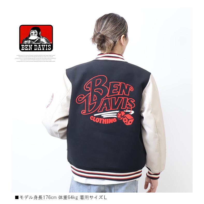 BEN DAVIS ベンデイビス フェイクレザー 刺繍 ワッペン BEN DAVIS ベンデイビス フェイクレザー 刺繍 ワッペン