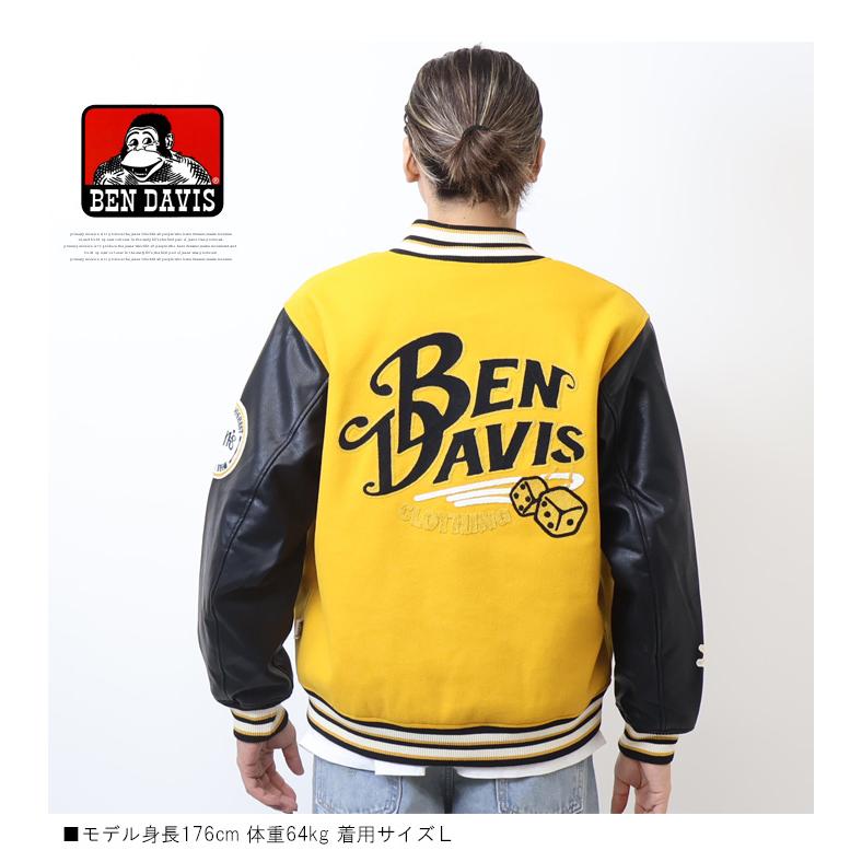 BEN DAVIS ベンデイビス フェイクレザー 刺繍 ワッペン BEN DAVIS ベンデイビス フェイクレザー 刺繍 ワッペン