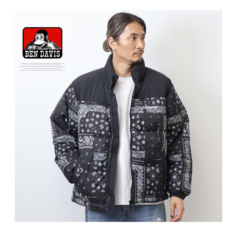 FIRST DOWN バンダナ柄 ダウンジャケット Mサイズ FIRST DOWN / ファーストダウン 別注バンダナショートダウン