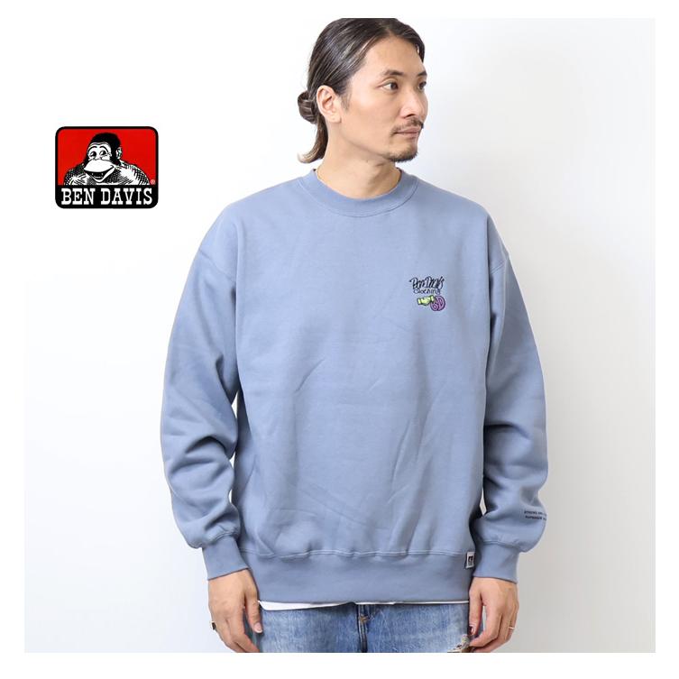 BEN DAVIS（ベンデイビス） GRATEFUL クルーネックスウェット 裏起毛