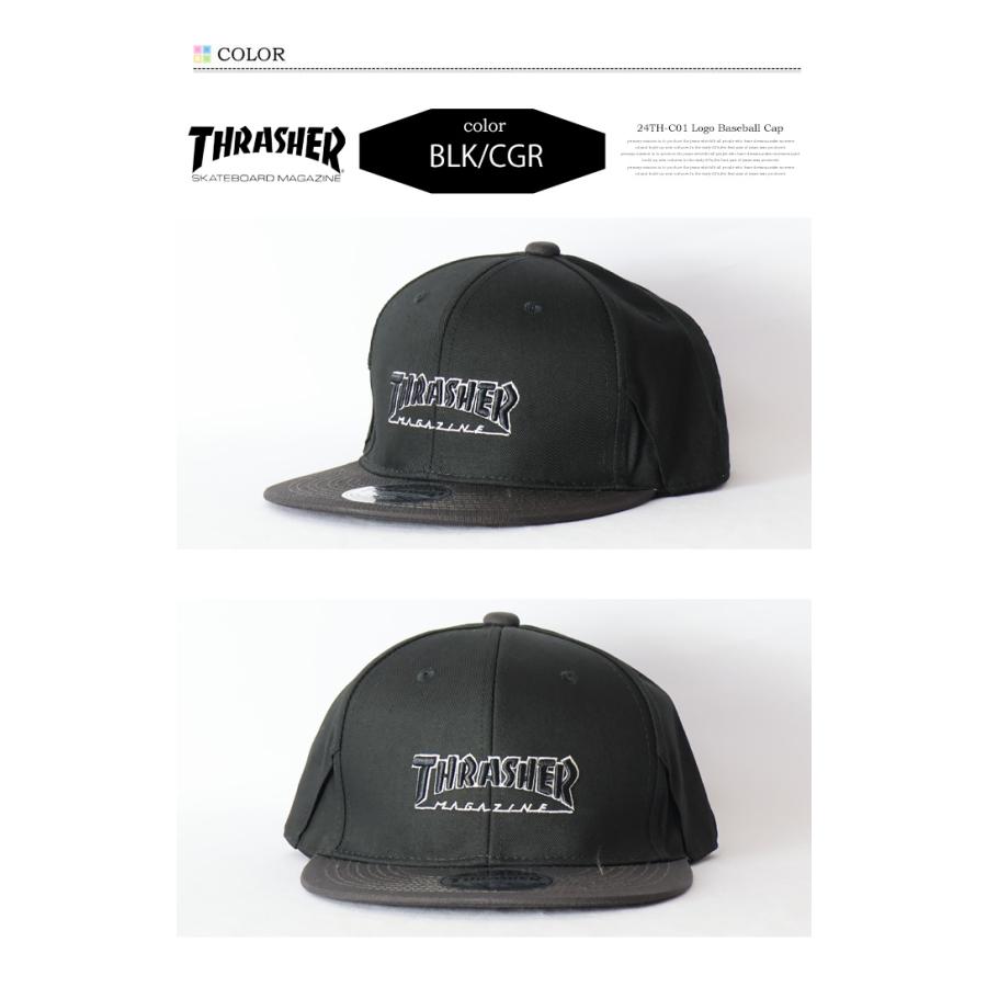 THRASHER スラッシャー ロゴ刺繍 キャップ サングラスホルダー THRASHER スラッシャー ロゴ刺繍 キャップ サングラスホルダー
