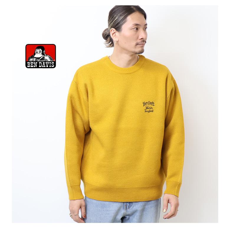 BEN DAVIS（ベンデイビス） クラシックロゴ クルーネックニット