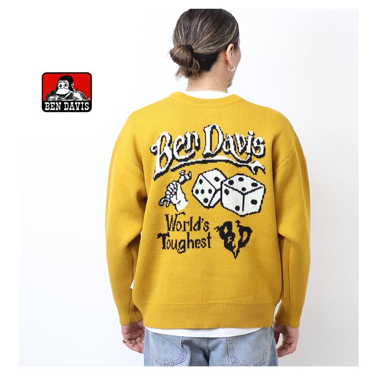 BEN DAVIS（ベンデイビス） クラシックロゴ クルーネックニット 