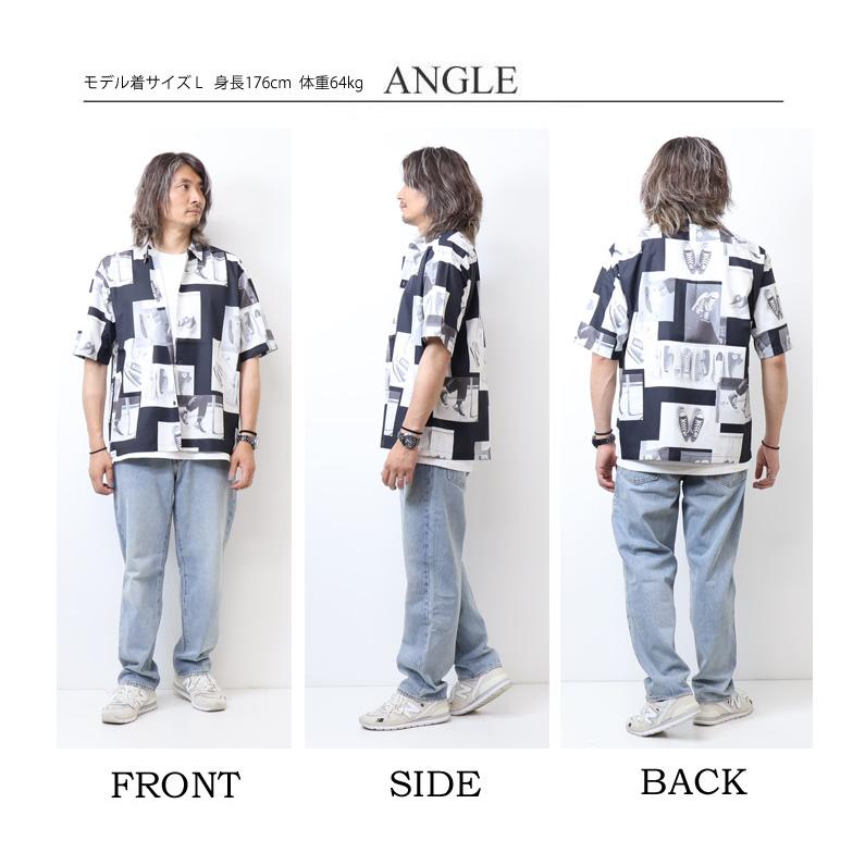 CONVERSE（コンバース） 総柄 半袖シャツ メンズ 3270-7106 : REX ONE