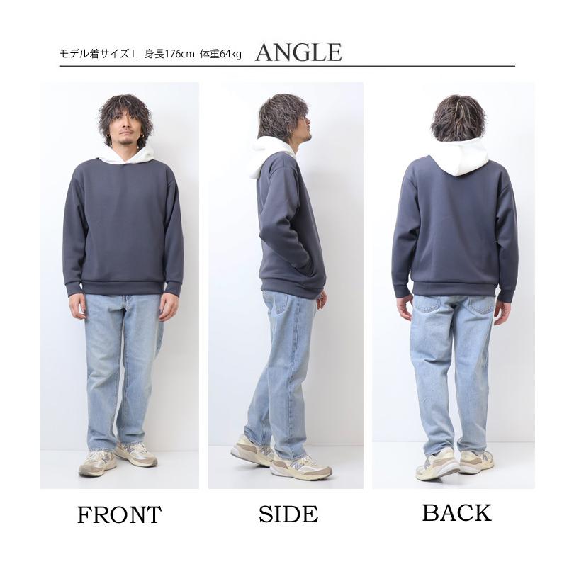 TIMBRE POSTE ダンボールニット バイカラー プルパーカー ビッグ