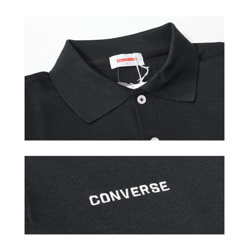 CONVERSE（コンバース） ワンポイント刺繍 半袖ポロシャツ メンズ 4273