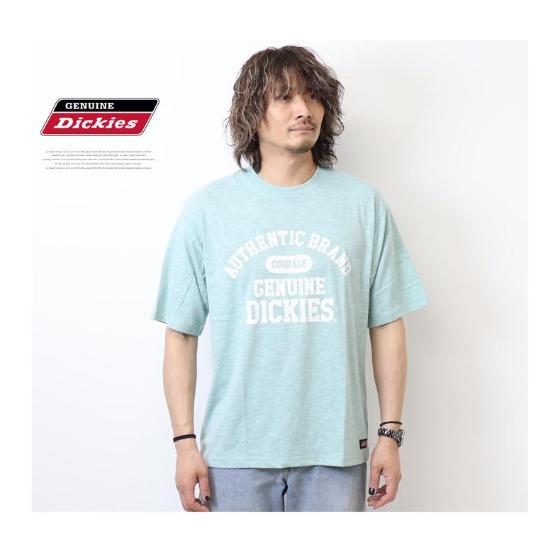 Dickies GENUINE ジェニュイン ディッキーズ カレッジプリント 半袖T