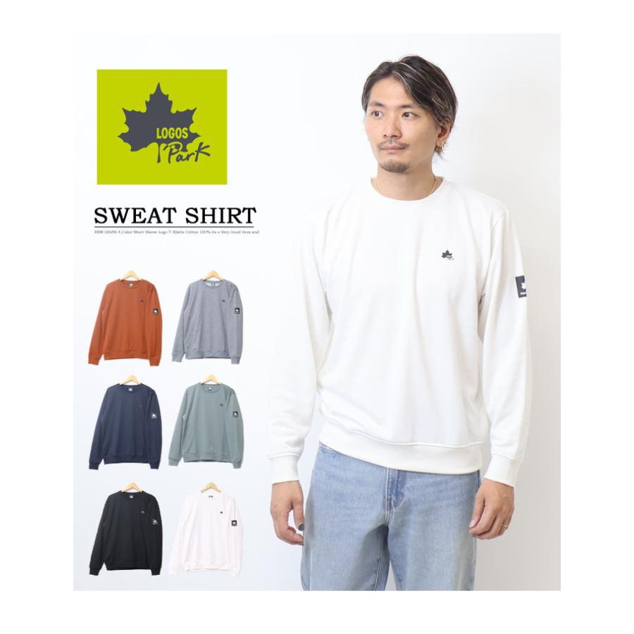 LOGOS Park ロゴスパーク ワンポイントロゴ スウェットシャツ 裏 LOGOS Park ロゴスパーク ワンポイントロゴ スウェットシャツ 裏
