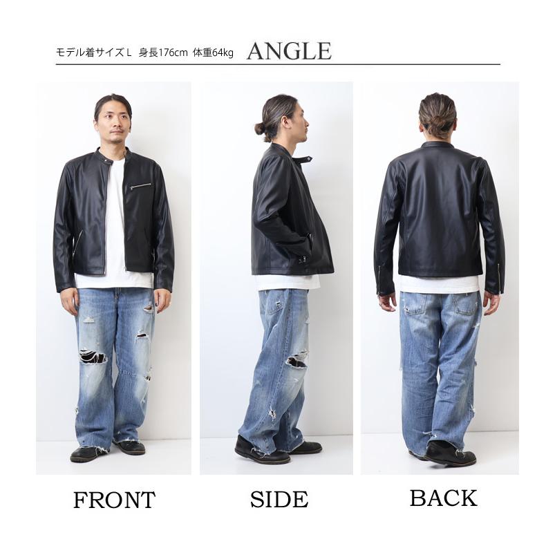 ノートン（NORTON） LOUIS CHAVLON フェイクレザー シングルライダース