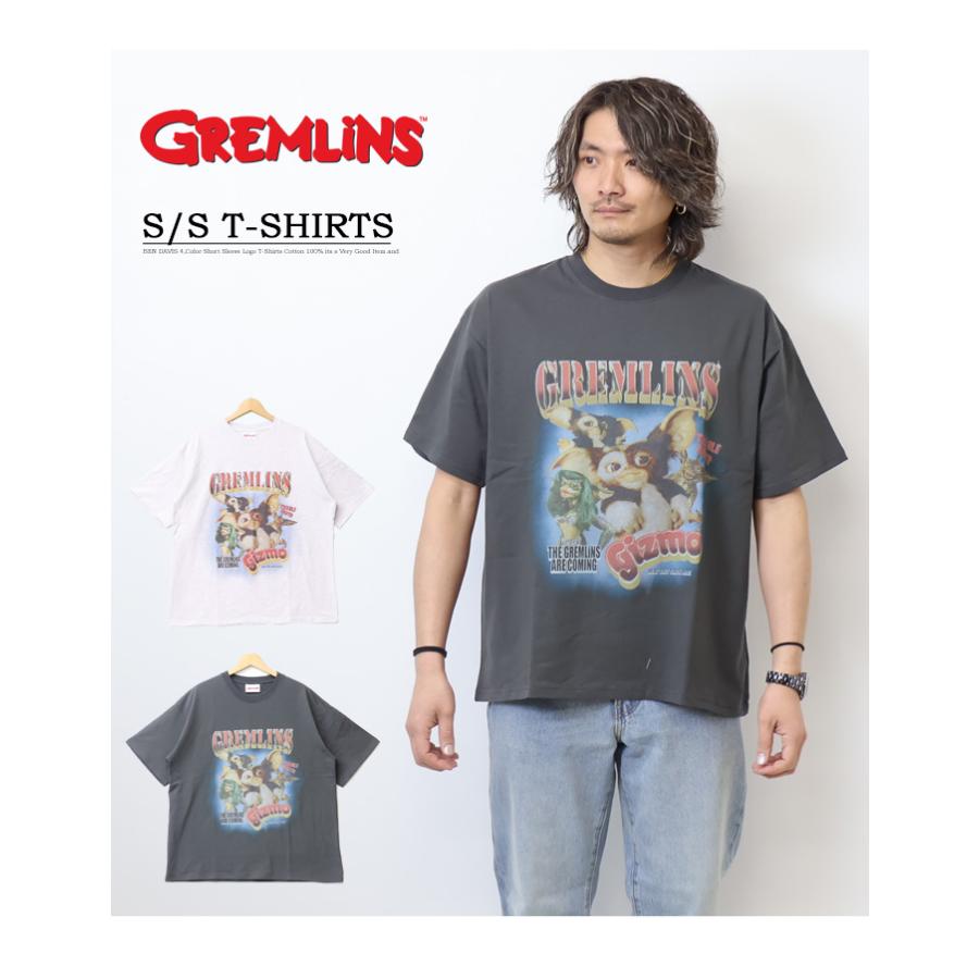 GREMLINES グレムリン プリント 半袖Tシャツ 半T メンズ 4515022 : REX