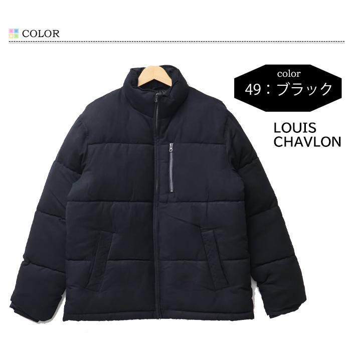 LOUIS CHAVLON ルイシャブロン ピーチ起毛 スタンドネック 中綿