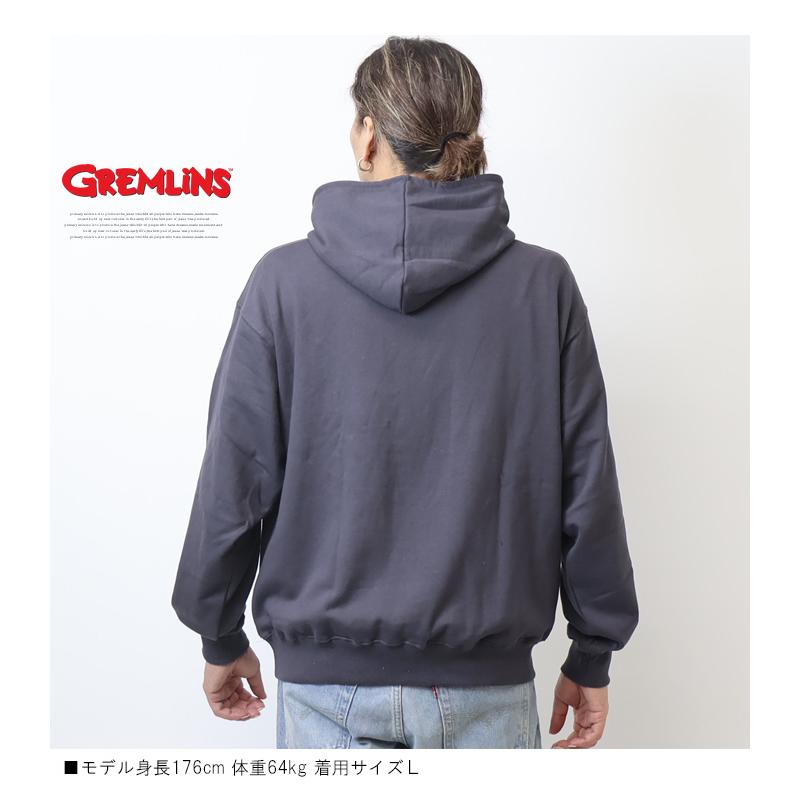 GREMLINES グレムリン フォトプリント スウェットパーカー 裏毛 GREMLINES グレムリン フォトプリント スウェットパーカー 裏毛