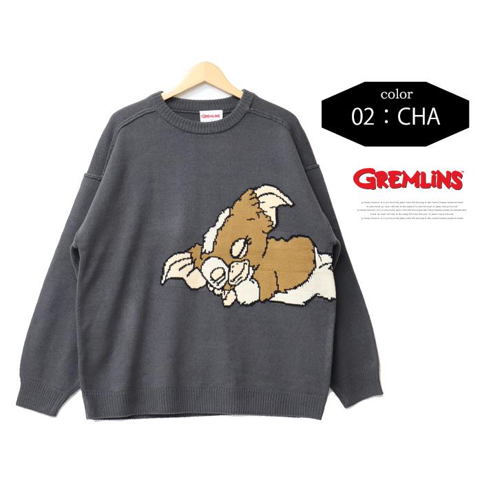 グレムリン　クルーネックニット　セーター GREMLINES グレムリン インパクト クルーネックニット セーター メンズ