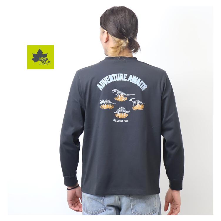 LOGOS Park ロゴスパーク バックプリント 長袖Tシャツ ロンT 長T LOGOS Park ロゴスパーク バックプリント 長袖Tシャツ ロンT 長T