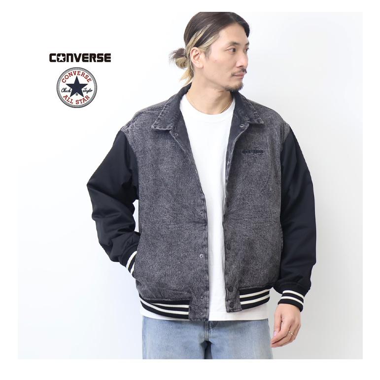 CONVERSE（コンバース） 襟付きスタジャン ライトアウター ブルゾン