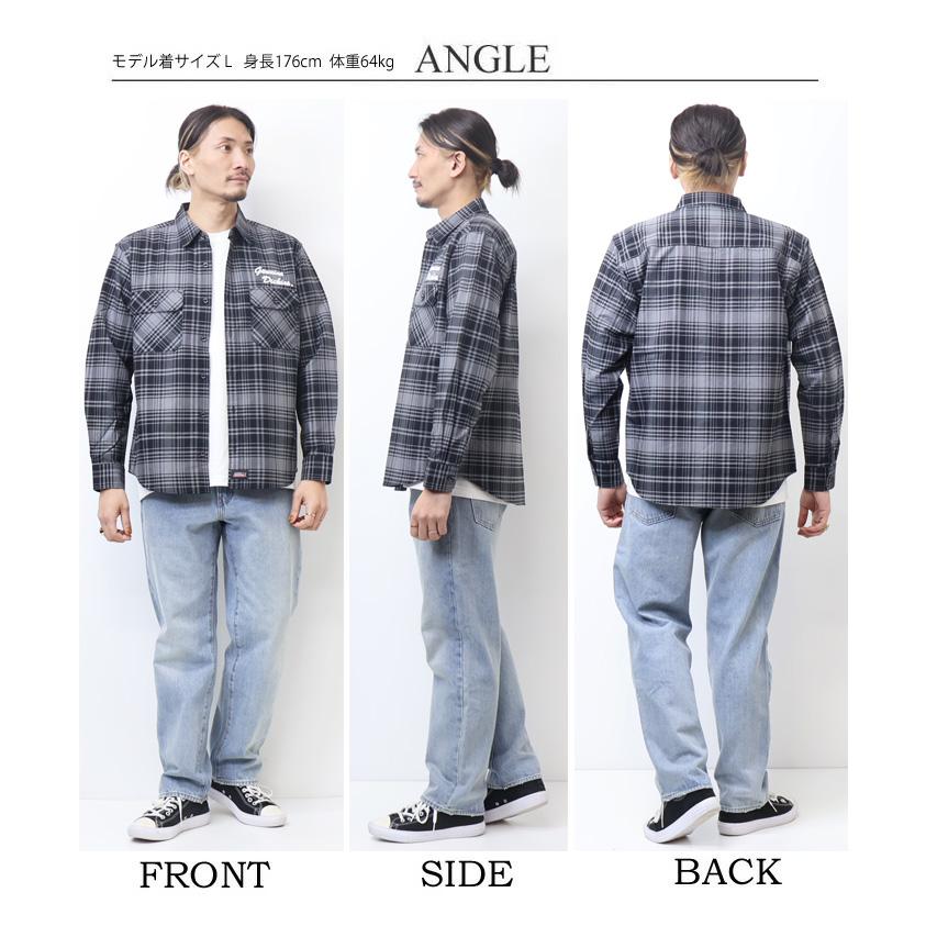 Dickies（ディッキーズ） GENUINE Dickies ジェニュイン 長袖 チェック